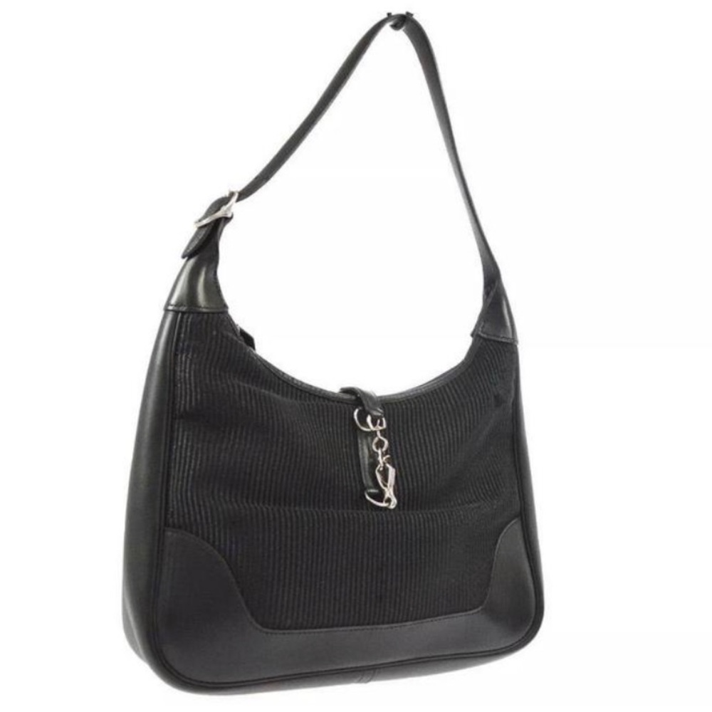 Hermès Trim 31 in Black Crinolin & Veau Barenia